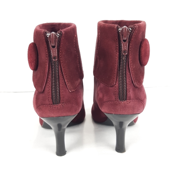 FRANCO SARTO SUEDE MISS ANKLE BOOTS - Picture 8 of 16